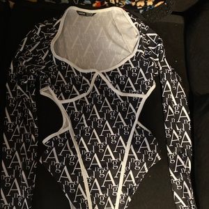 Sexy Black and white shirt